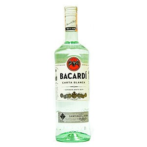 Bacardi Carta Blanca 37.5% 1l